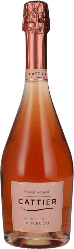 免费送货 | 桃红起泡酒 Cattier Brut — 起泡酒 干型 1er Premier Cru, Rosé — 桃红葡萄酒 A.O.C. Champagne 香槟酒 法国 75 cl