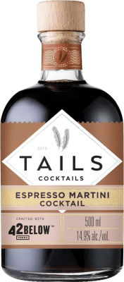 Envío gratis | Schnapps Bacardí Tails Cocktails Espresso Martini Reino Unido Botella Medium 50 cl