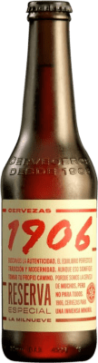39,95 € | Caixa de 24 unidades Cerveja Estrella Galicia 1906 Especial Lager Extra Reserva Galiza Espanha Garrafa Terço 33 cl