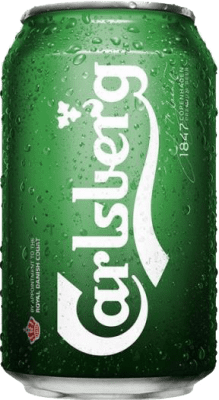 免费送货 | 盒装24个 啤酒 Carlsberg 丹麦 铝罐 33 cl