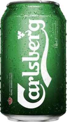 22,95 € | Коробка из 24 единиц Пиво Carlsberg Дания Банка 33 cl