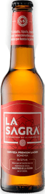 8,95 € | 4 units box Beer La Sagra Lager Spain Third-Liter Bottle 33 cl