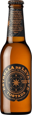 Bier 24 Einheiten Box Estrella de Levante Punta Este Tostada Kleine Flasche 25 cl