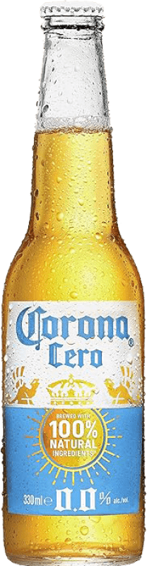75,95 € Envoi gratuit | Boîte de 24 unités Bière Modelo Corona Cero Bouteille Tiers 33 cl