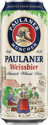59,95 € | 24 Einheiten Box Bier Paulaner Trigo Deutschland Mittlere Blechdose 50 cl