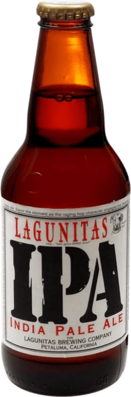 62,95 € | Caja de 24 unidades Cerveza Lagunitas IPA — India Pale Ale España Botellín Tercio 33 cl
