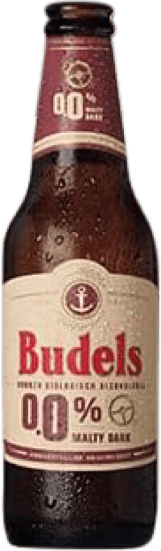 Spedizione Gratuita | Scatola da 24 unità Birra Budels Malteada Dark Bio 0,0 Olanda Biologico Bottiglia Terzo 30 cl Senza Alcol