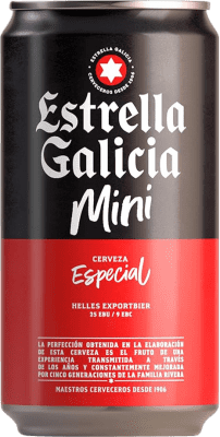 Bier 6 Einheiten Box Estrella Galicia Especial Lager Alu-Dose 25 cl