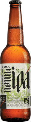 ビール Brasseurs Savoyards. Nonne IPA Pale Artesan Bio 3分の1リットルのボトル 33 cl