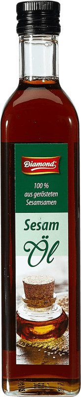 Free Shipping | Vegetable Oil Diamond Mexico Medium Bottle 50 cl Sésamo — Sesame, Tostado — Toasted
