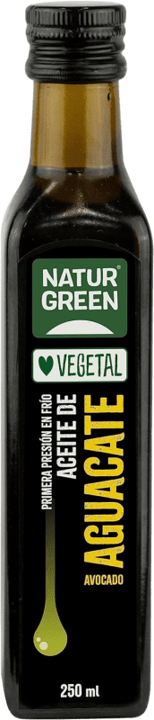 Kostenloser Versand | Pflanzenöl Natur Green Spanien Bio — Nachhaltig Kleine Flasche 25 cl Aguacate — Avocado