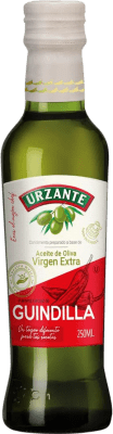 Kostenloser Versand | 6 Einheiten Box Olivenöl Urzante Virgen Extra Guindilla Spanien Kleine Flasche 25 cl