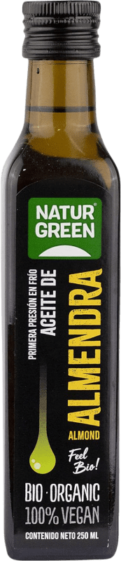 17,95 € | Huile Végétale Natur Green Espagne Bio — Écologique Petite Bouteille 25 cl Almendra — Amande