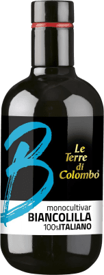 Spedizione Gratuita | Olio d'Oliva Le Terre di Colombo Biancolilla EVO Extra Vergine Italia Bottiglia Medium 50 cl