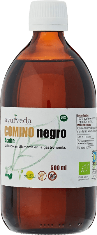 47,95 € Spedizione Gratuita | Olio da Cucina Ayurveda Comino Negro Bio Biologico Bottiglia Medium 50 cl