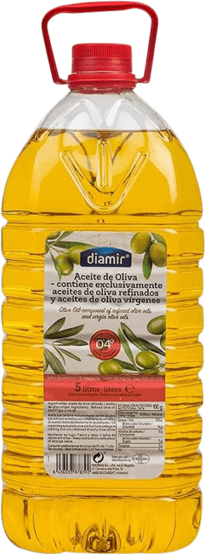 Free Shipping | Olive Oil Diamir Spain Jerrycan 5 L Suave — Smooth