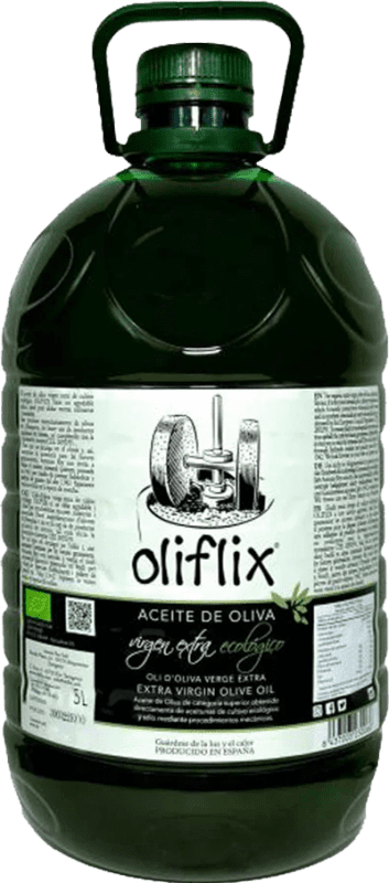 Envoi gratuit | Huile d'Olive Antonio Rey Solé Oliflix HOVE Vierge Extra Catalogne Espagne Arbequina Bio — Écologique Jerrican 5 L PET
