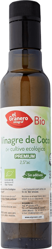 Kostenloser Versand | Essig El Granero Integral Coco Bio Spanien Kleine Flasche 25 cl