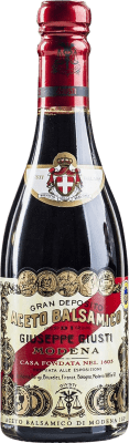 Envío gratis | Vinagre Giuseppe Giusti Balsamico Banda Rossa Reserva D.O.C. Modena Italia Botellín 25 cl