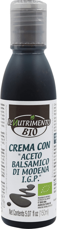 Envio grátis | Caixa de 6 unidades Vinagre Il Nutrimento Probios Balsâmico, Crema — Creme D.O.C. Modena Itália Garrafinha 15 cl