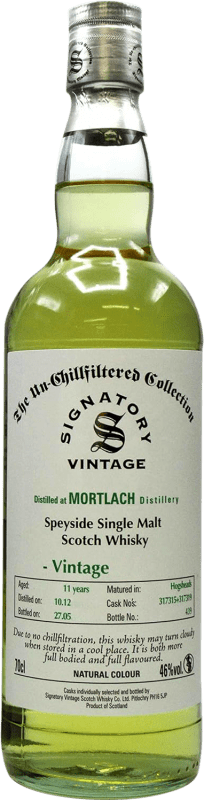 65,95 € Envio grátis | Whisky Blended Signatory Vintage The Un-Chillfiltered Collection at Mortlach 11 Anos