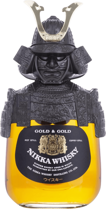 免费送货 | 威士忌混合 Nikka Gold & Gold Samurai 日本 75 cl