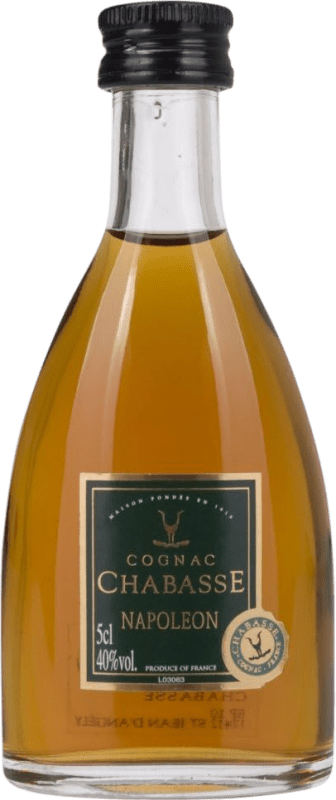 Spedizione Gratuita | Cognac Chabasse Napoleon Francia 12 Anni Bottiglietta Mignon 5 cl