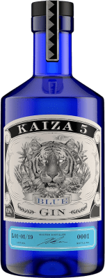 Genever Gin Kaiza 5 Pitahaya Blue — Edition Blau 70 cl Arándano — Heidelbeeren, Flor de Saúco — Holunderblüte, Fruta del Dragón — Drachenfrucht