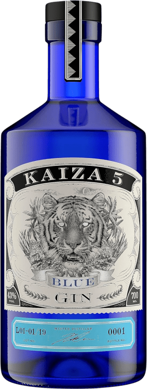 Envio grátis | Gin Kaiza 5 Blue Saúco Arándano Pitahaya África do Sul 70 cl