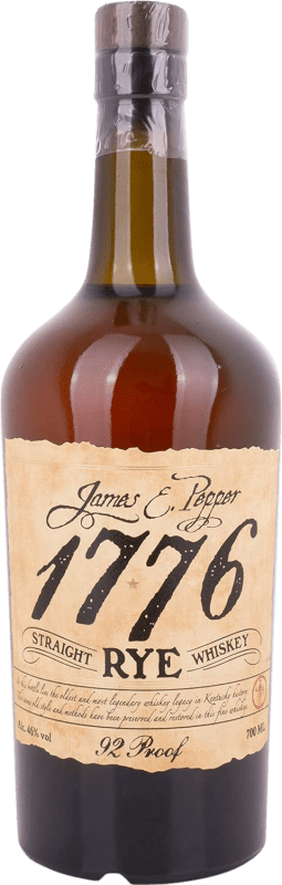 Envoi gratuit | Blended Whisky ‎James E. Pepper 1776 Straight Rye Kentucky États Unis 70 cl