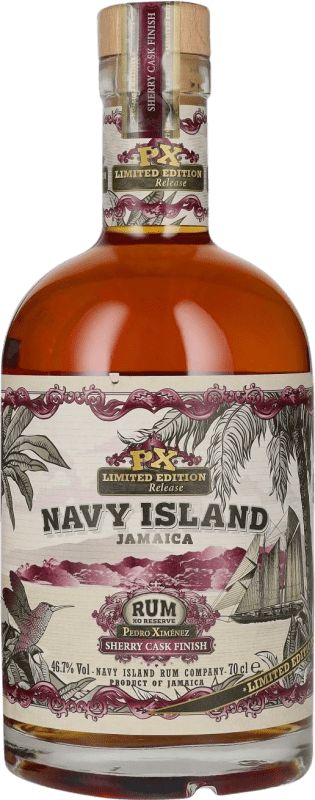 Envoi gratuit | Rhum ‎Navy Island PX Sherry Cask Finish XO Réserve Jamaïque 70 cl