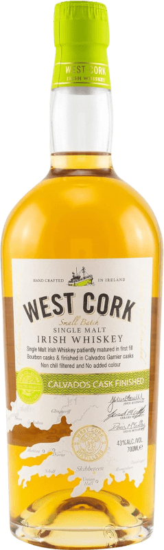 Бесплатная доставка | Виски из одного солода West Cork Calvados Cask Finished Ирландия 70 cl