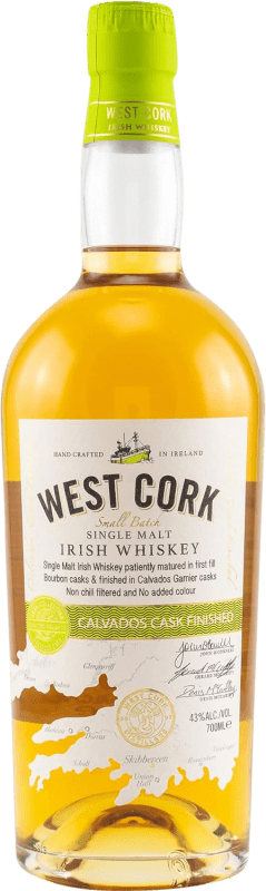 62,95 € 免费送货 | 单一麦芽威士忌 West Cork Calvados Cask Finish — 橡木桶陈酿收尾