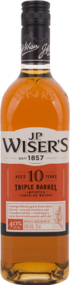 ウイスキーブレンド JP Wiser's. Triple Barrel 10 年 70 cl