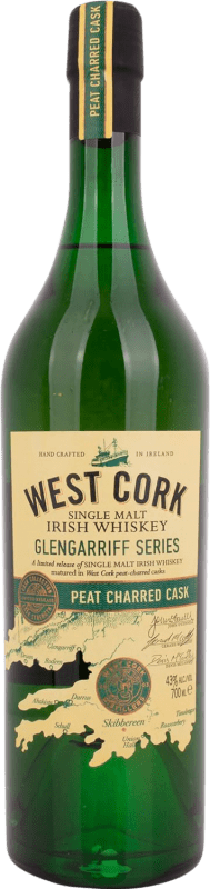 Kostenloser Versand | Whiskey Single Malt West Cork Glengarriff Series Peat Charred Cask Irland 70 cl