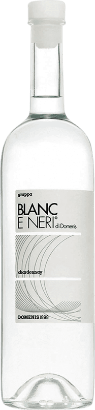 Envio grátis | Aguardente Grappa Domenis 1898 Blanc e Neri Itália Chardonnay 70 cl