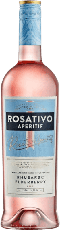 Kostenloser Versand | Liköre Rhubarb & Elderberry. Rosativo Aperitif Großbritannien 75 cl