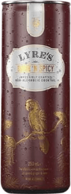 Бесплатная доставка | Коробка из 24 единиц Ликёры Lyre's Dark & Spicy Premium Нидерланды Маленькая бутылка 25 cl Без алкоголя