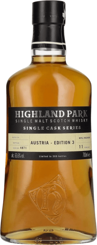 Kostenloser Versand | Whiskey Single Malt Highland Park Single Cask Series Austria Edition 3 Hochland Großbritannien 11 Jahre 70 cl