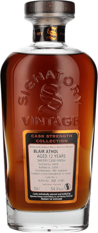 Kostenloser Versand | Whiskey Blended Signatory Vintage Cask Strength Collection at Blair Athol Großbritannien 12 Jahre 70 cl