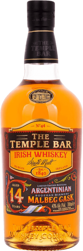 送料無料 | シングルモルトウイスキー The Temple Bar Malbec Cask Finish — カスクフィニッシュ アイルランド 14 年 70 cl