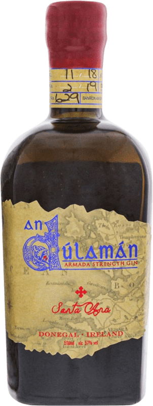 73,95 € Envío gratis | Ginebra Gin An Dúlamán. Santa Ana Armada Cask Strength — Graduación de Barrica Botella Medium 50 cl