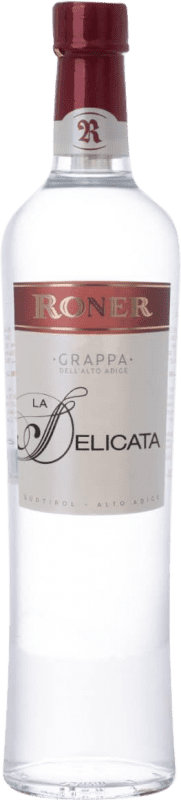 Envio grátis | Aguardente Grappa Roner La Delicata Itália 70 cl