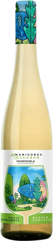 5,95 € | Белое вино Maricubas Semiseco — Полусухое Кастилья-Ла-Манча Испания Macabeo — Макабео 75 cl