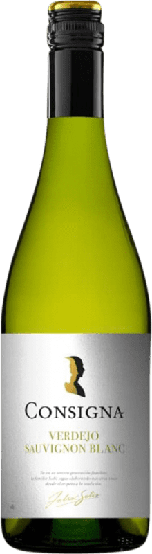 Бесплатная доставка | Белое вино Félix Solís Consigna Verdejo Sauvignon Blanc Blanco Кастилья-Ла-Манча Испания Verdejo 75 cl