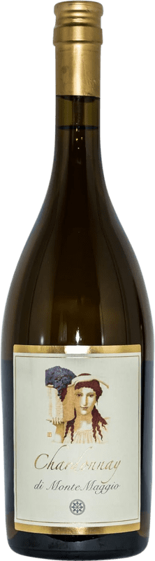 Бесплатная доставка | Белое вино Montemaggio Blanco Ecológico сухой I.G.T. Toscana Тоскана Италия Chardonnay 75 cl