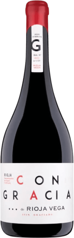 Free Shipping | Red wine Rioja Vega Con Gracia D.O.Ca. Rioja The Rioja Spain Graciano 75 cl