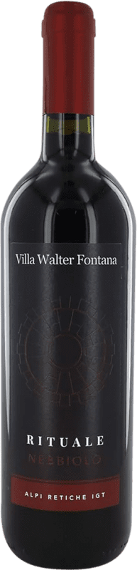 Красное вино Villa Walter Fontana Alpi Rituale Rojo — Красный I.G.T. Terrazze Retiche Италия Nebbiolo — Неббиоло 75 cl