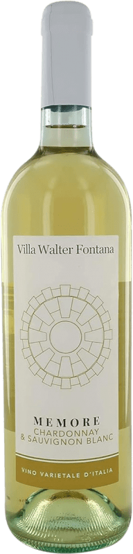 Free Shipping | White wine Villa Walter Fontana Memore Chardonnay & Sauvignon Blanc D.O.C.G. Valtellina Superiore Italy Chardonnay, Sauvignon White 75 cl