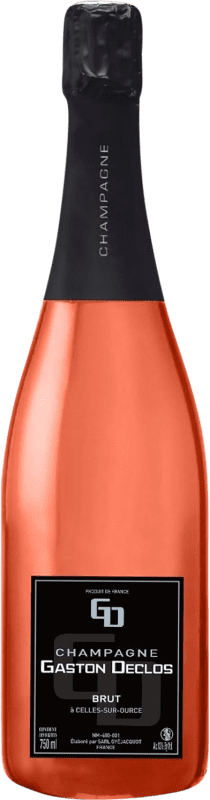 Free Shipping | Rosé Sparkling Wine Gaston Declos Terroir Kimméridgien Brut Rosé A.O.C. Champagne Champagne France Chardonnay, Pinot Blanc 75 cl